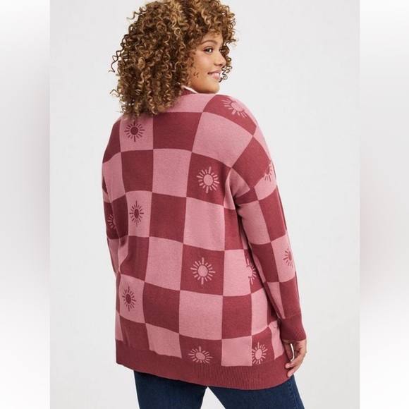 Torrid Pink Drop Cardigan - Picture 2 of 7